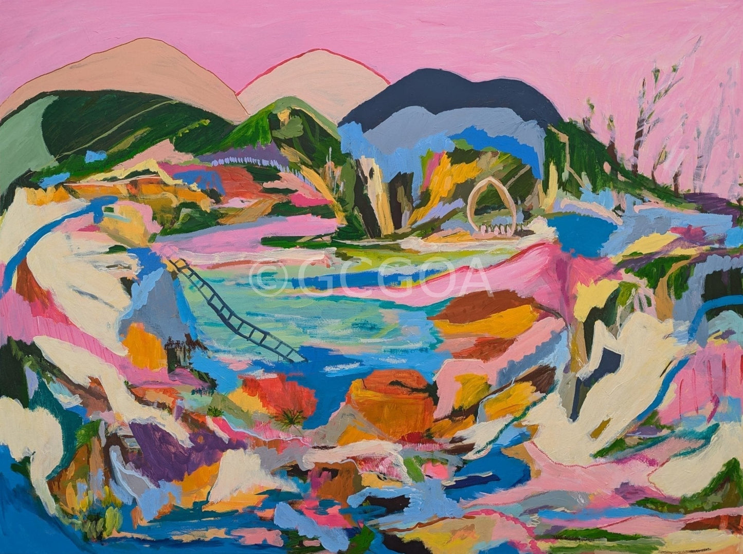 Lakeside- Original Art - Gold Coast Gallery Of ArtAlpana Rai