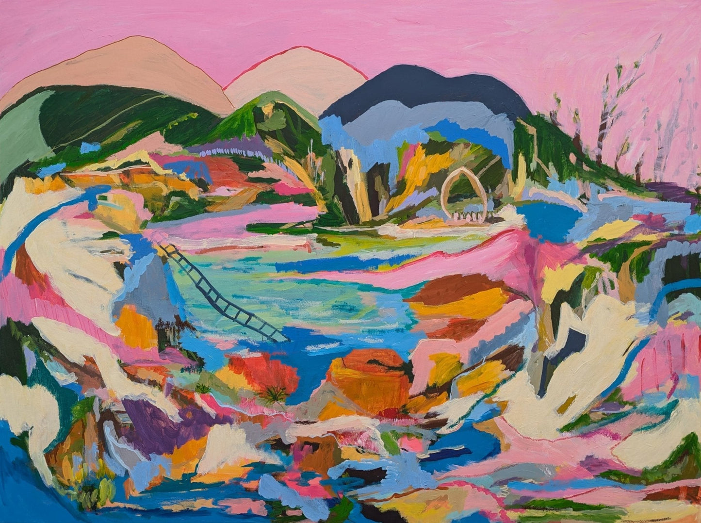 Lakeside - Original Art - Gold Coast Gallery Of ArtAlpana Rai