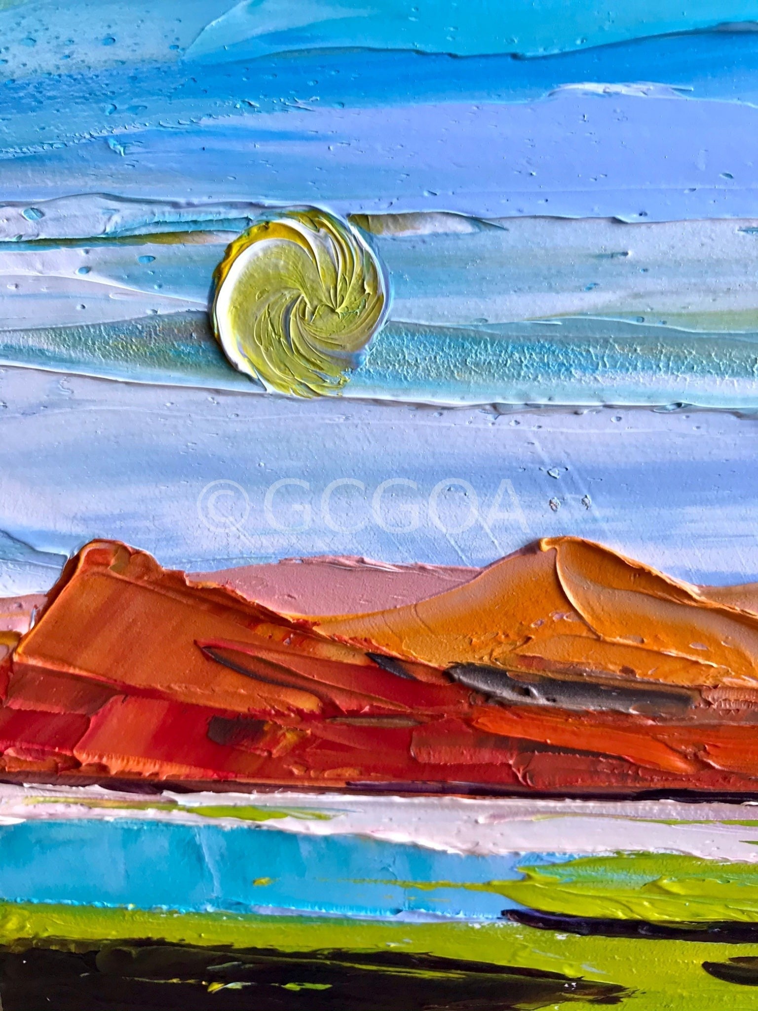 Landscape with Moon - Gold Coast Gallery Of ArtHilly Coufreur
