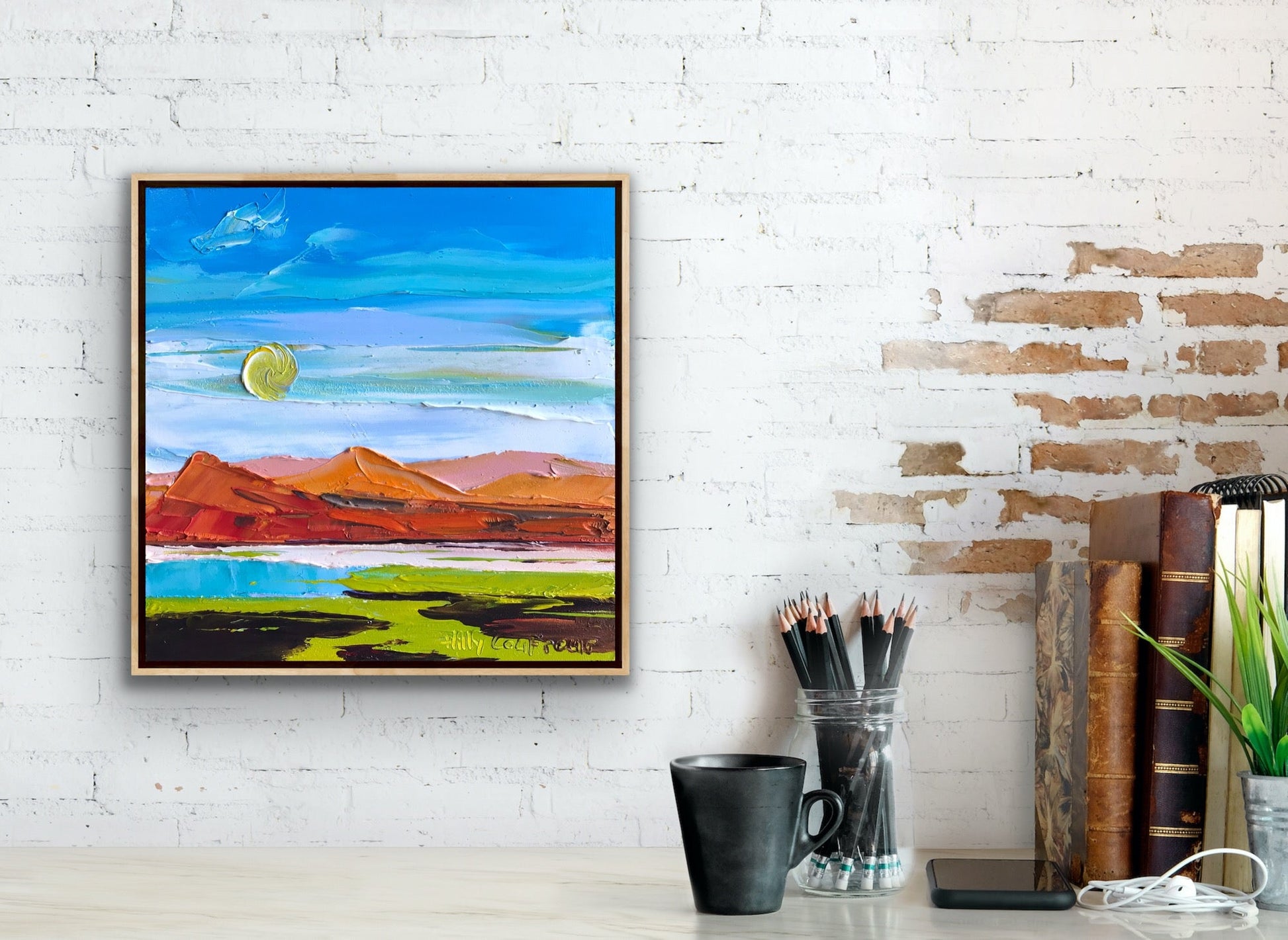 Landscape with Moon - Gold Coast Gallery Of ArtHilly Coufreur