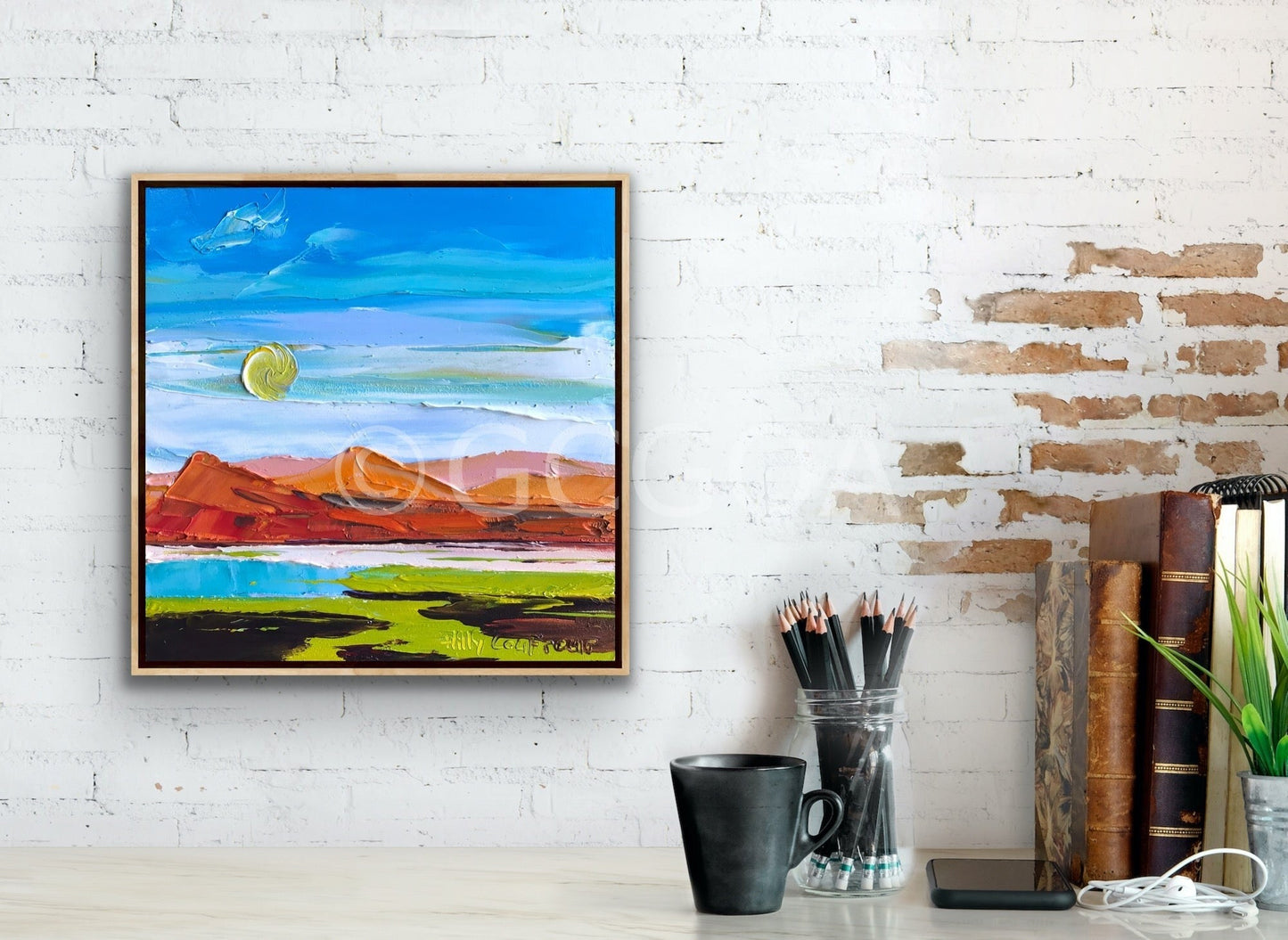Landscape with Moon - Gold Coast Gallery Of ArtHilly Coufreur