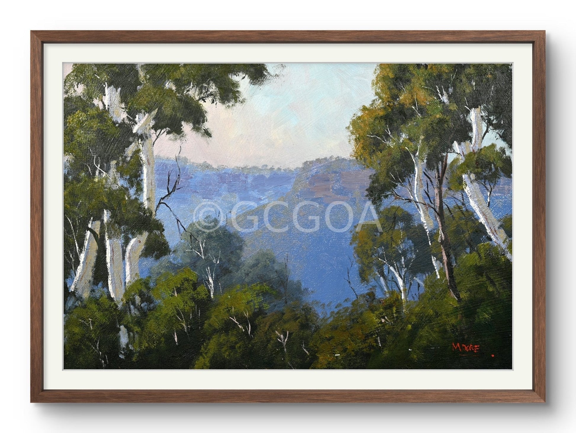 Last Light In The Blue Mountains - Gold Coast Gallery Of ArtRod Moore
