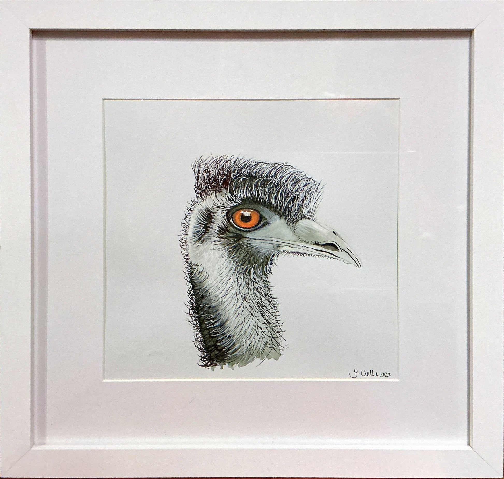 Laurence Tureaud The Emu - Gold Coast Gallery Of ArtYvonne Wells