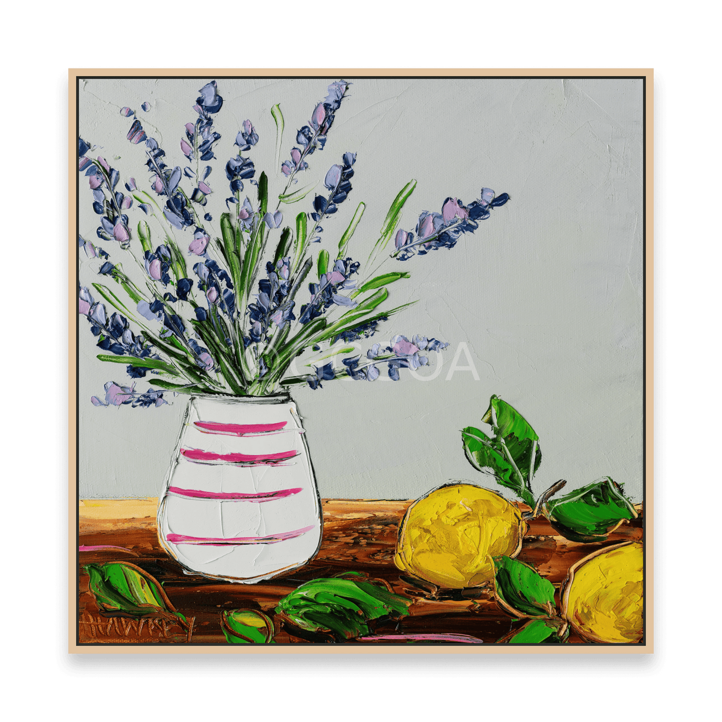 Lavender And Lemons - Fine Art Print - Gold Coast Gallery Of ArtAngela Hawkey