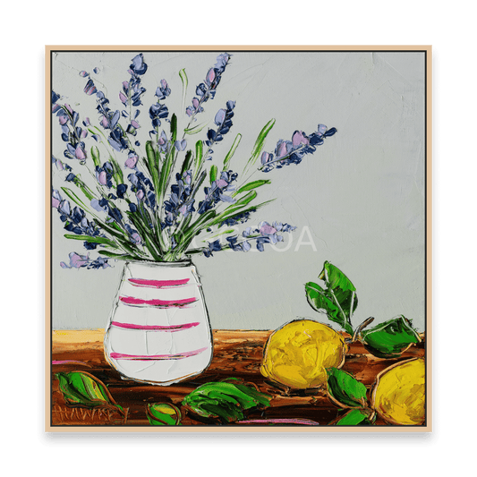 Lavender And Lemons - Fine Art Print - Gold Coast Gallery Of ArtAngela Hawkey