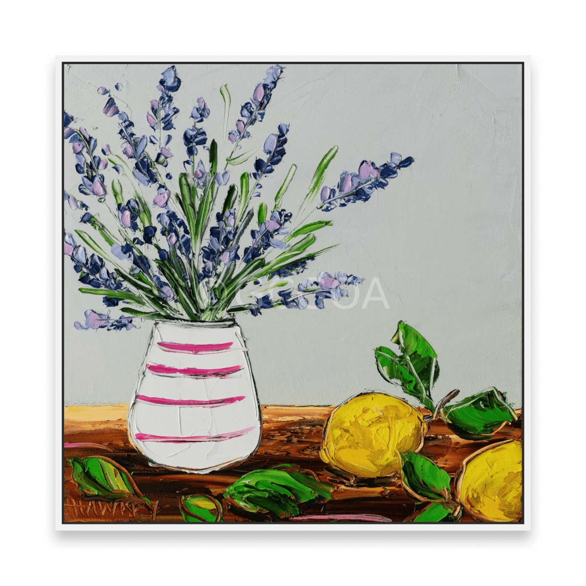 Lavender And Lemons - Fine Art Print - Gold Coast Gallery Of ArtAngela Hawkey