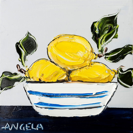 Lemons - Fine Art Print - Gold Coast Gallery Of ArtAngela Hawkey