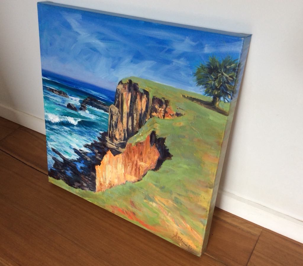Lennox Head Cliff 2 - Gold Coast Gallery Of ArtAnne Strambi