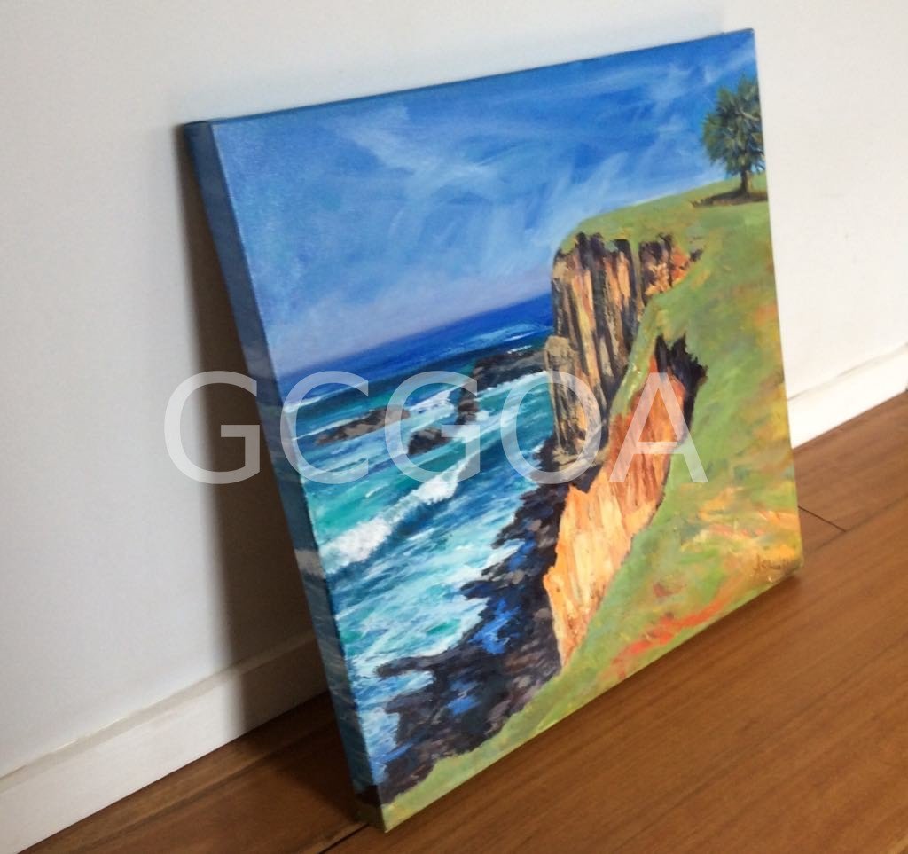 Lennox Head Cliff 2 - Gold Coast Gallery Of ArtAnne Strambi