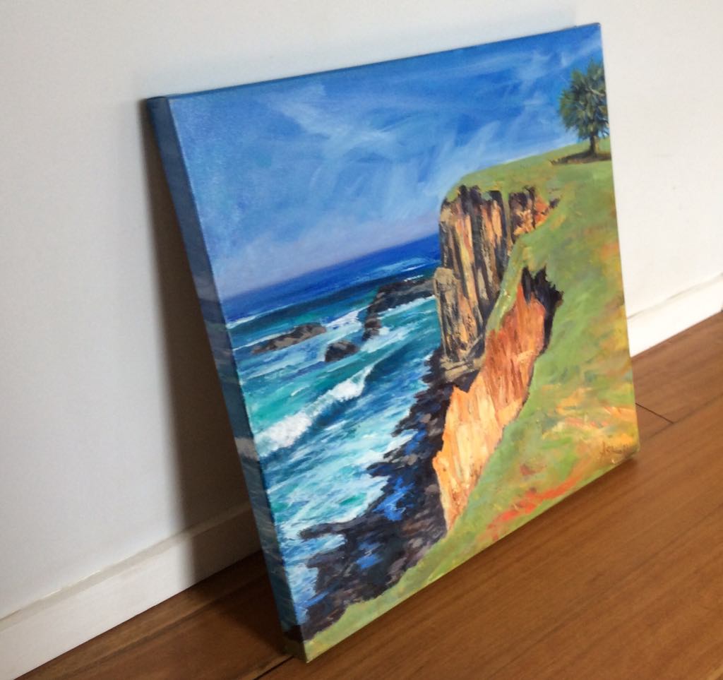 Lennox Head Cliff 2 - Gold Coast Gallery Of ArtAnne Strambi