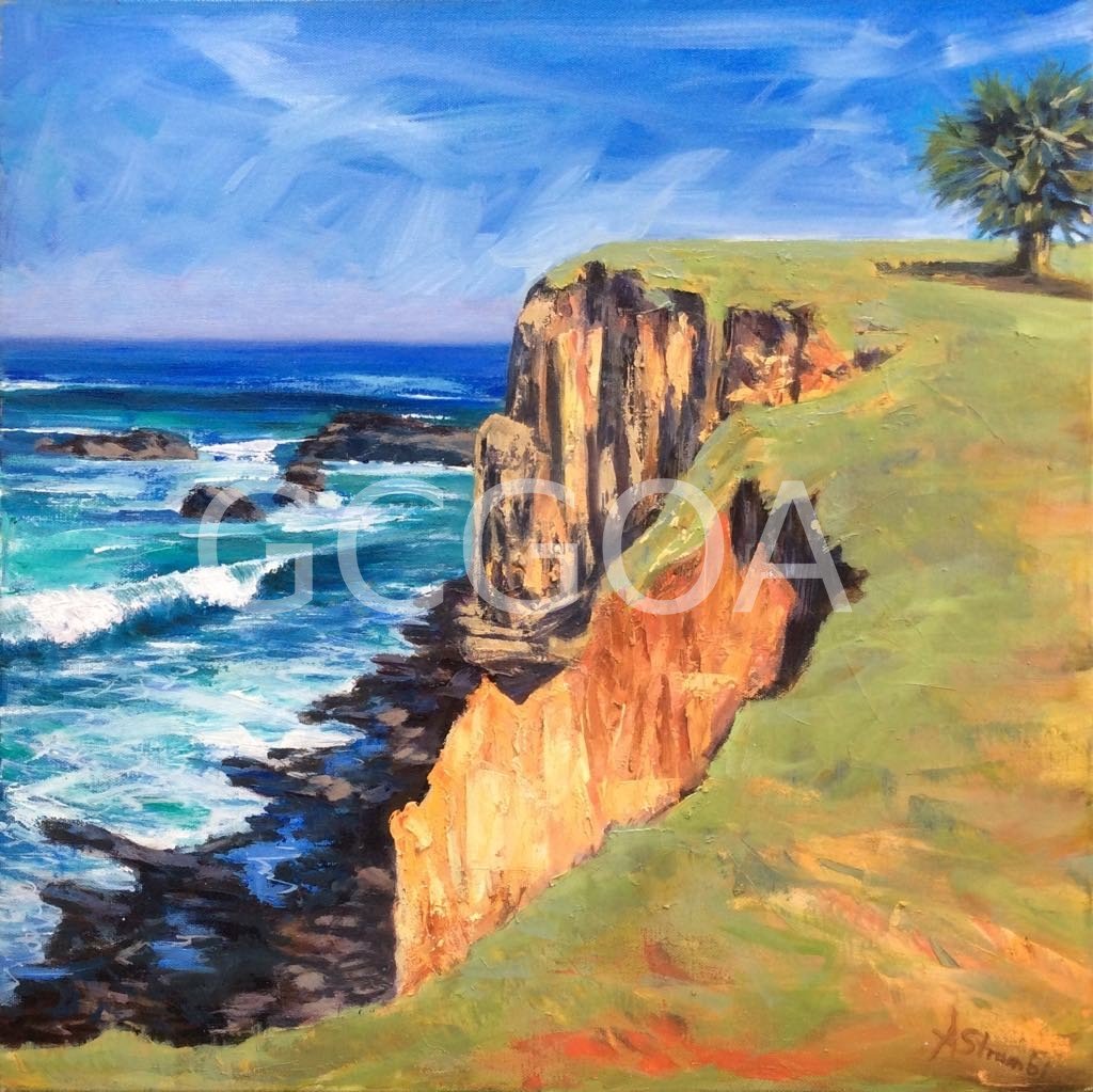 Lennox Head Cliff 2 - Gold Coast Gallery Of ArtAnne Strambi