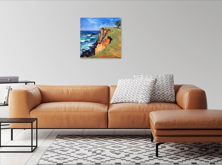 Lennox Head Cliff 2 - Gold Coast Gallery Of ArtAnne Strambi