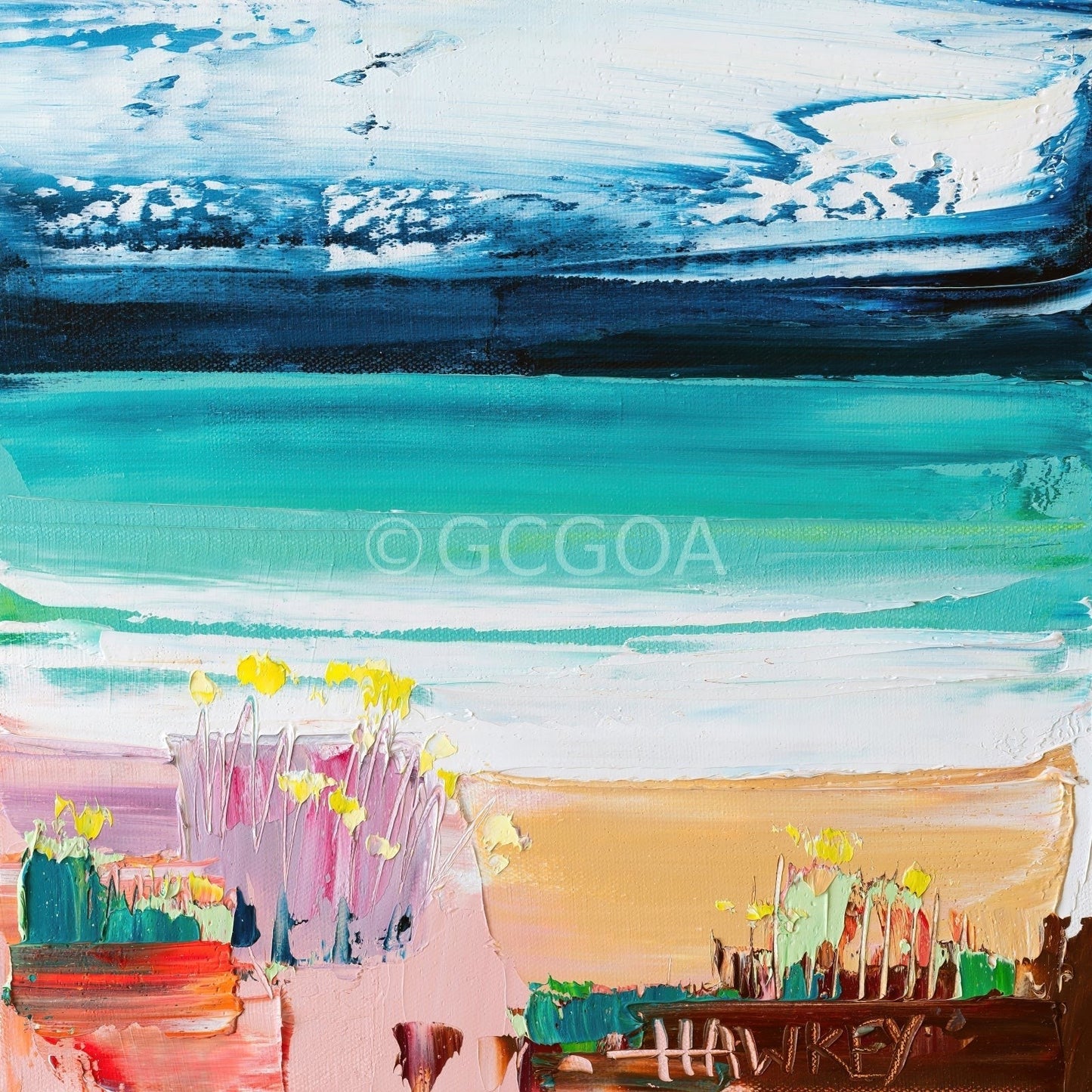 Lilac Shore - Fine Art Print - Gold Coast Gallery Of ArtAngela Hawkey