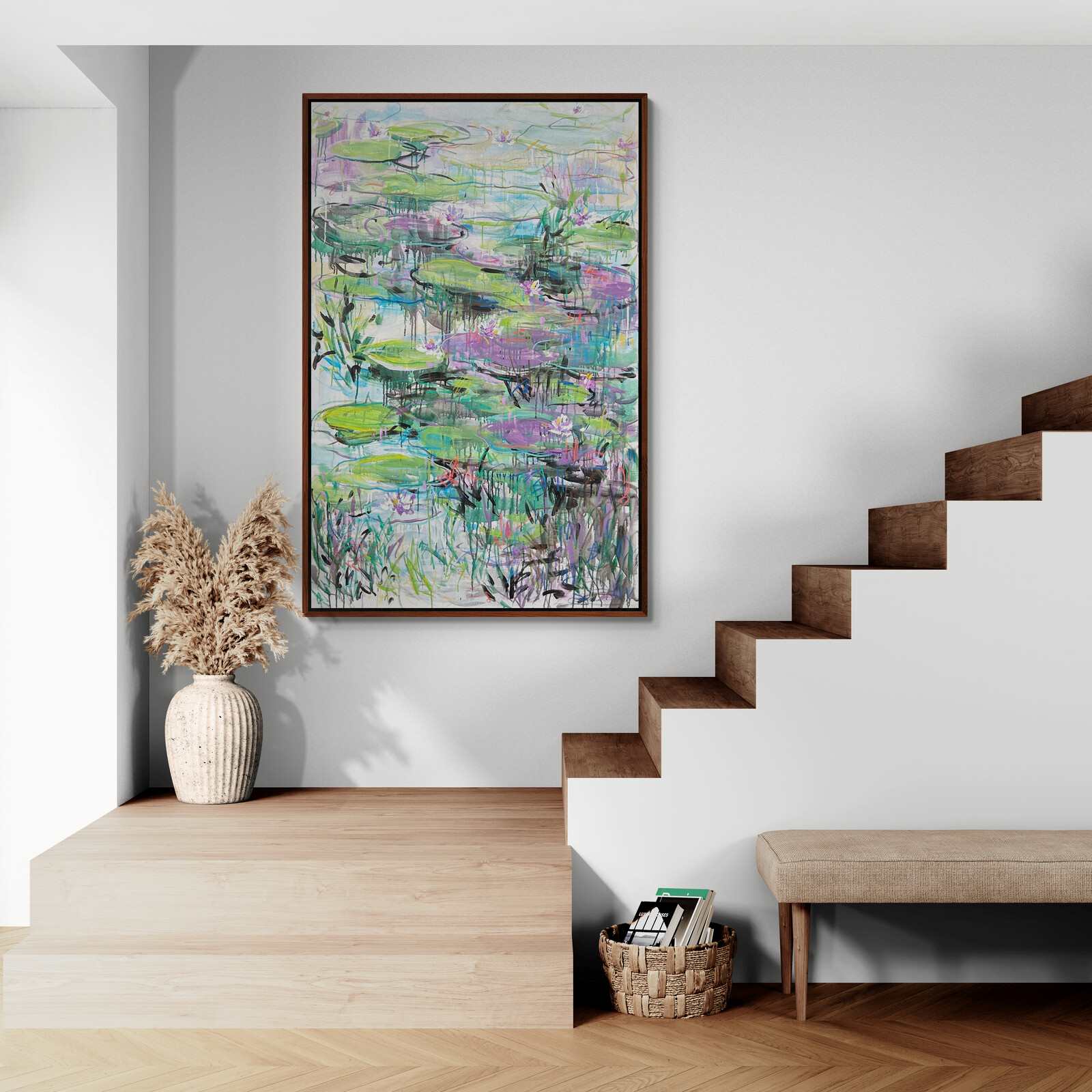 Lilies In Twilight - Original Art - Gold Coast Gallery Of ArtBelinda Nadwie