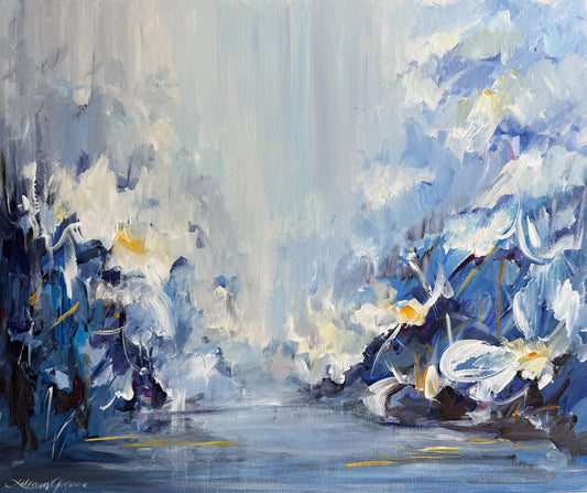 Lily Falls serenity - Gold Coast Gallery Of ArtLiliana Gigovic