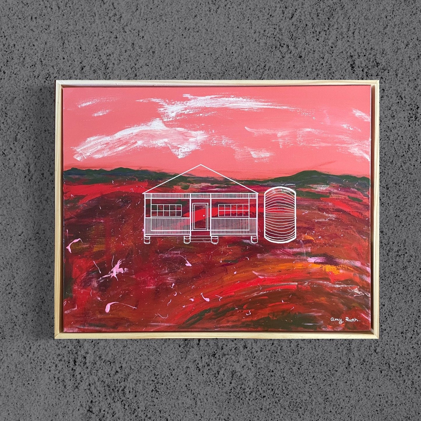 Lines Etched in Ochre - Gold Coast Gallery Of ArtAmy Ruth