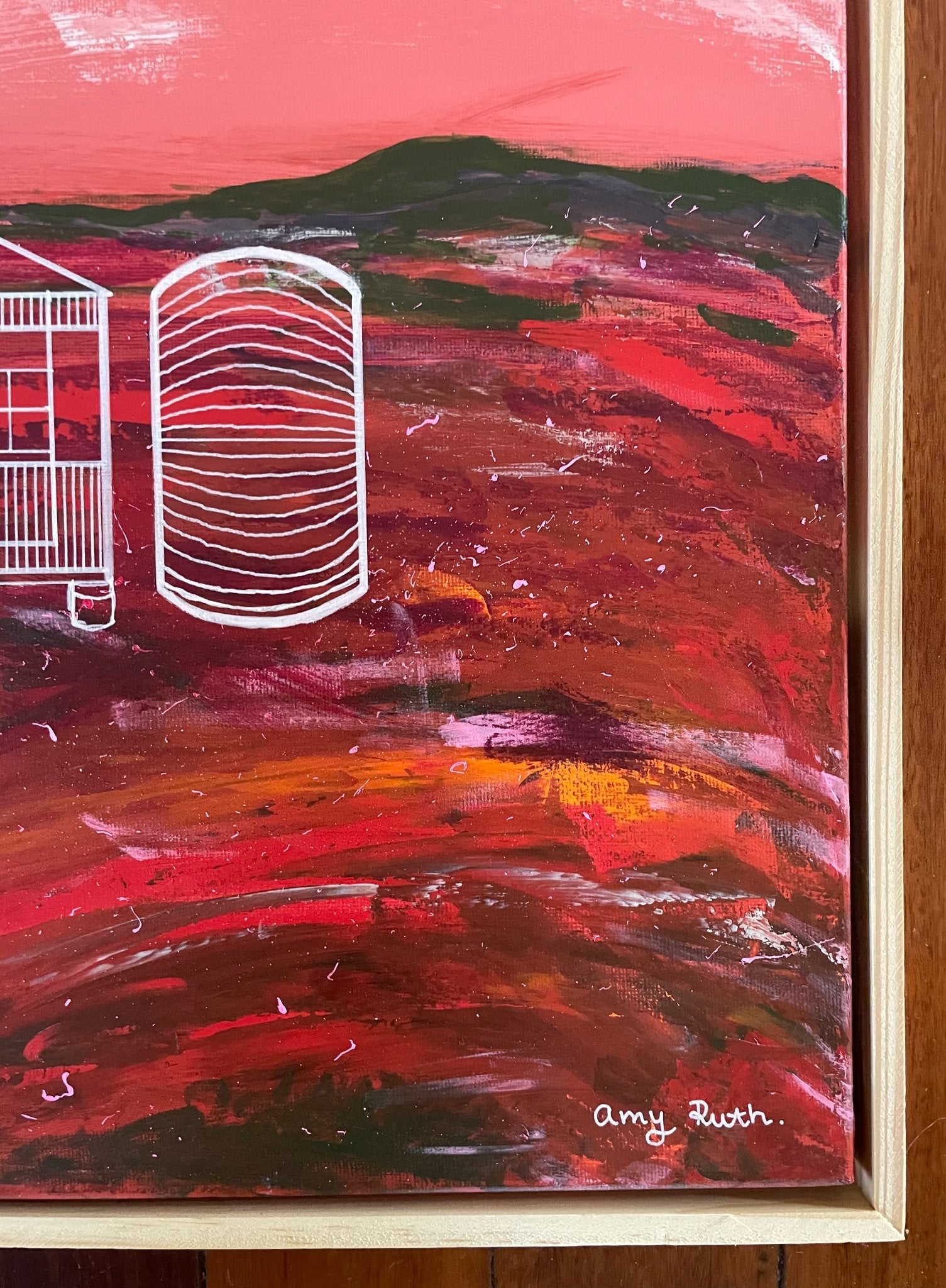 Lines Etched in Ochre - Gold Coast Gallery Of ArtAmy Ruth