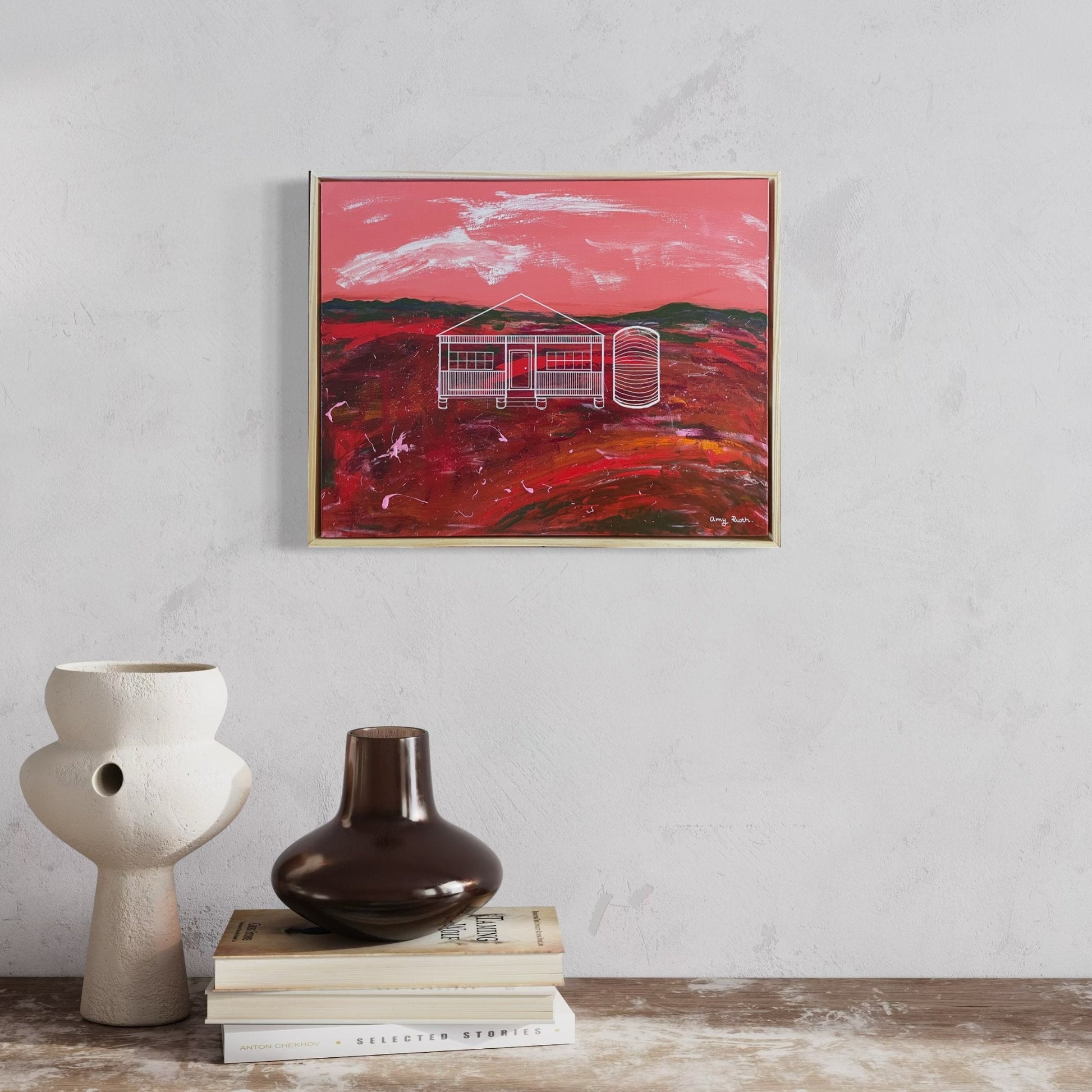 Lines Etched in Ochre - Gold Coast Gallery Of ArtAmy Ruth