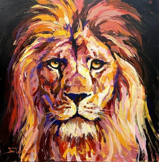 Lion 4 - Original Art - Gold Coast Gallery Of ArtJos Coufreur