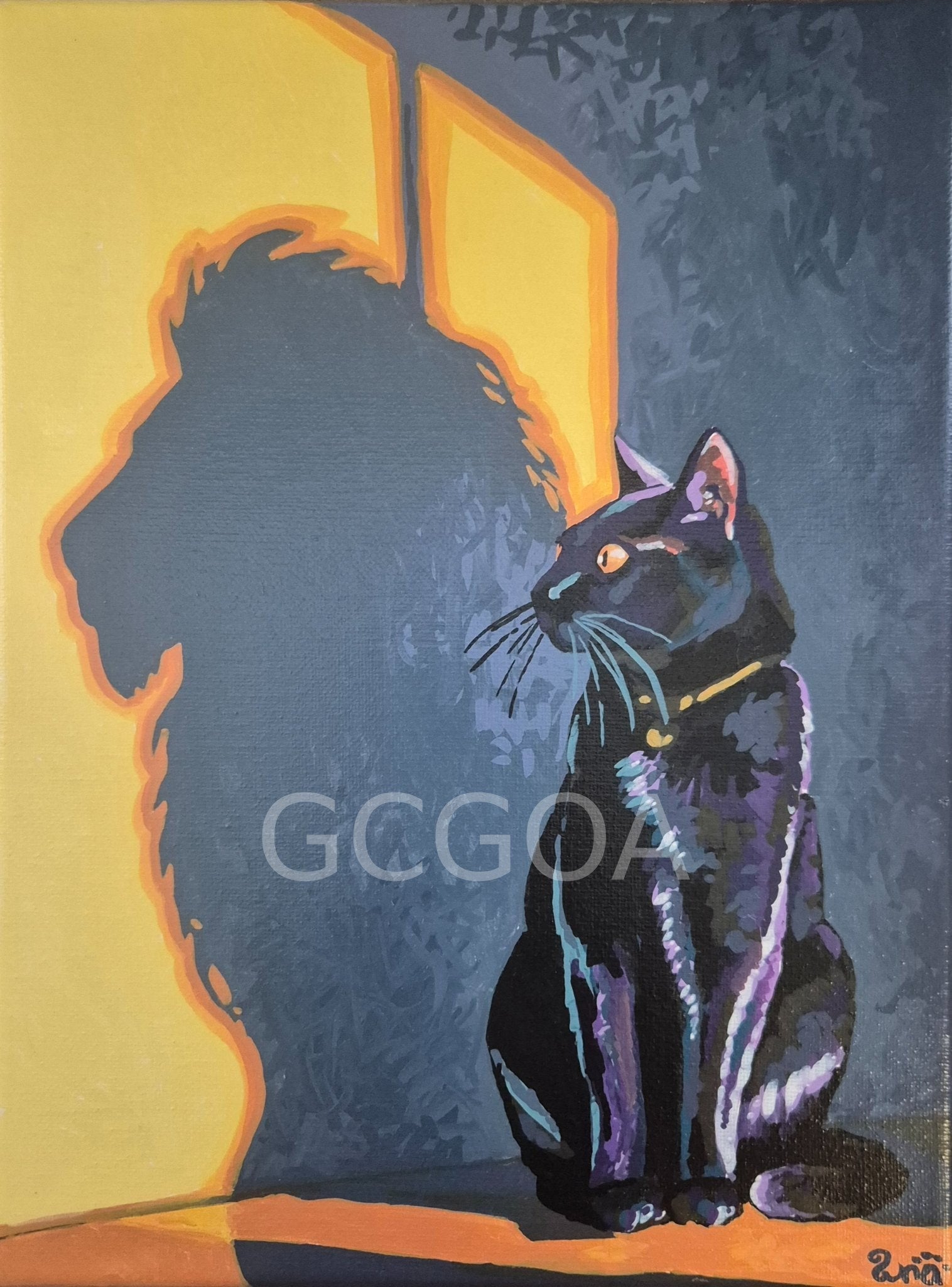 Lion Cat - Gold Coast Gallery Of ArtRenae Hall