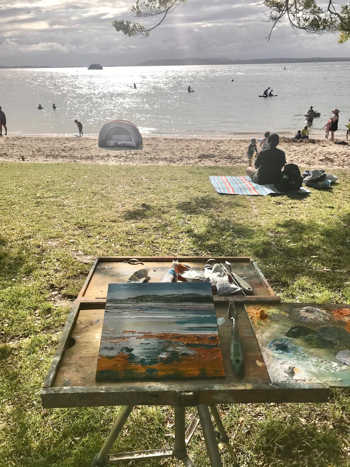 Little Beach - Gold Coast Gallery Of ArtHilly Coufreur