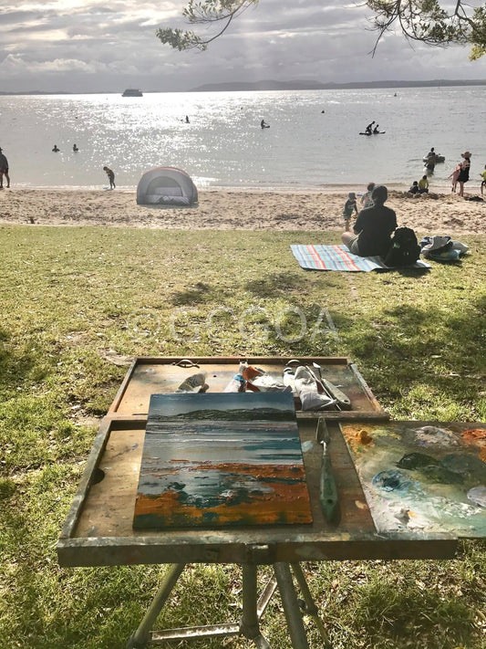 Little Beach - Gold Coast Gallery Of ArtHilly Coufreur