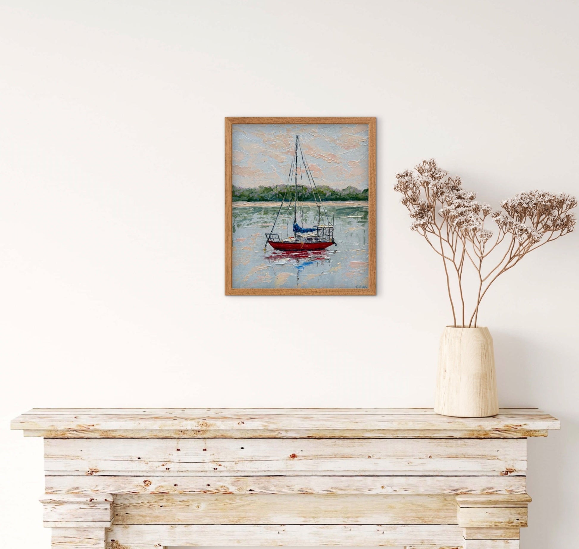 Little Red Boat - Gold Coast Gallery Of ArtCharlotte Moore