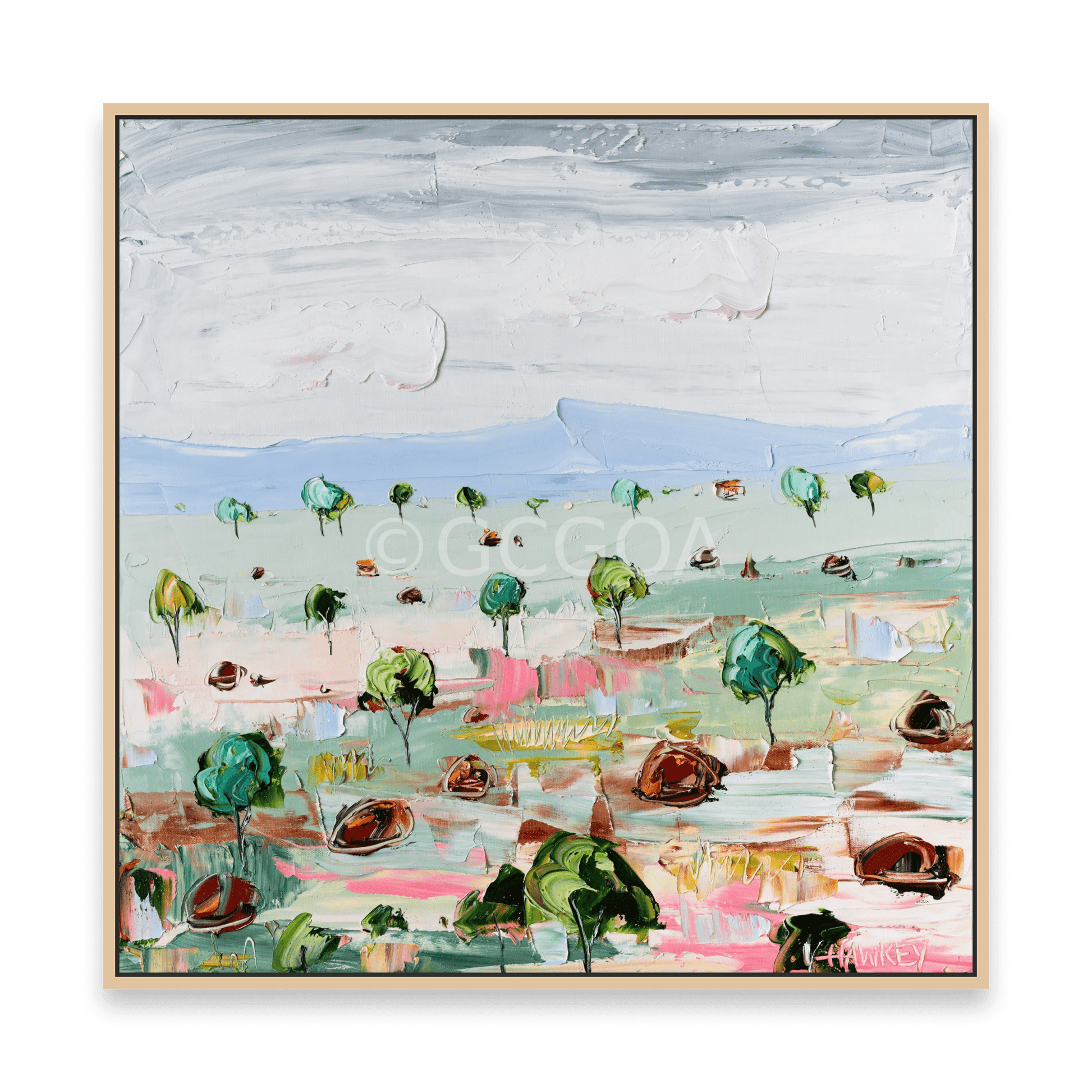 Little Trees - Fine Art Print - Gold Coast Gallery Of ArtAngela Hawkey