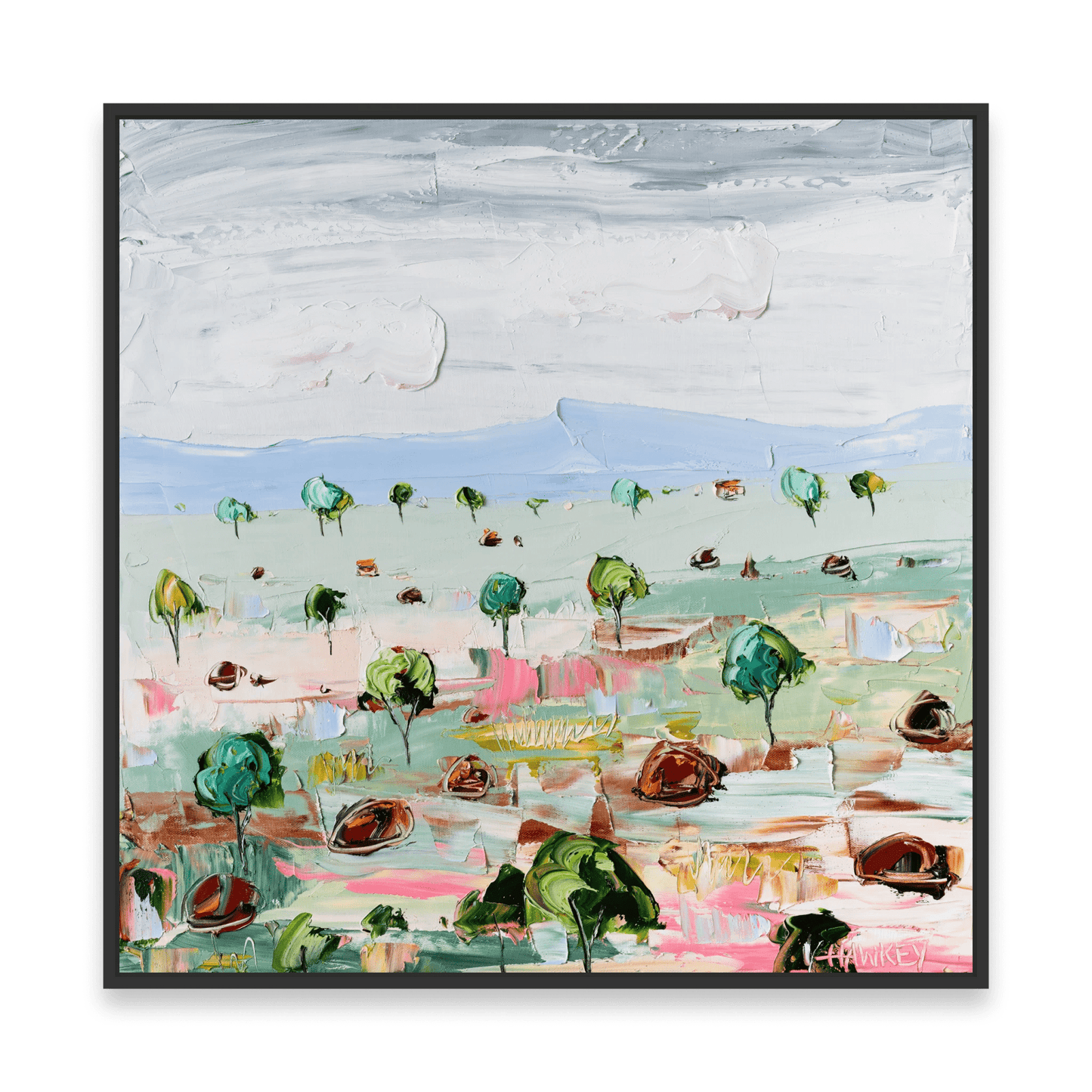 Little Trees - Fine Art Print - Gold Coast Gallery Of ArtAngela Hawkey