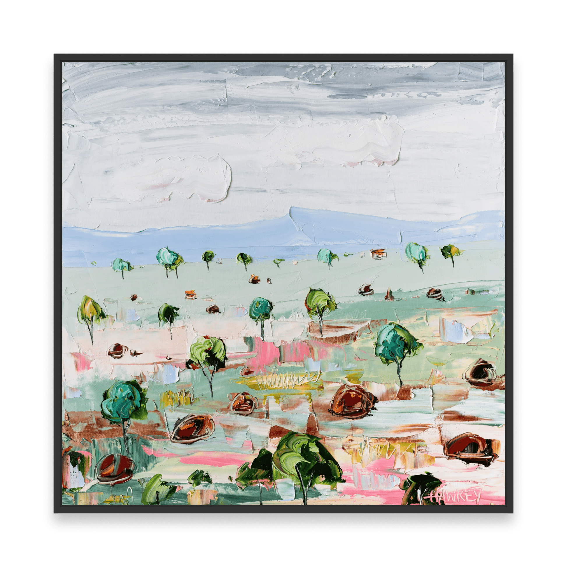 Little Trees - Fine Art Print - Gold Coast Gallery Of ArtAngela Hawkey