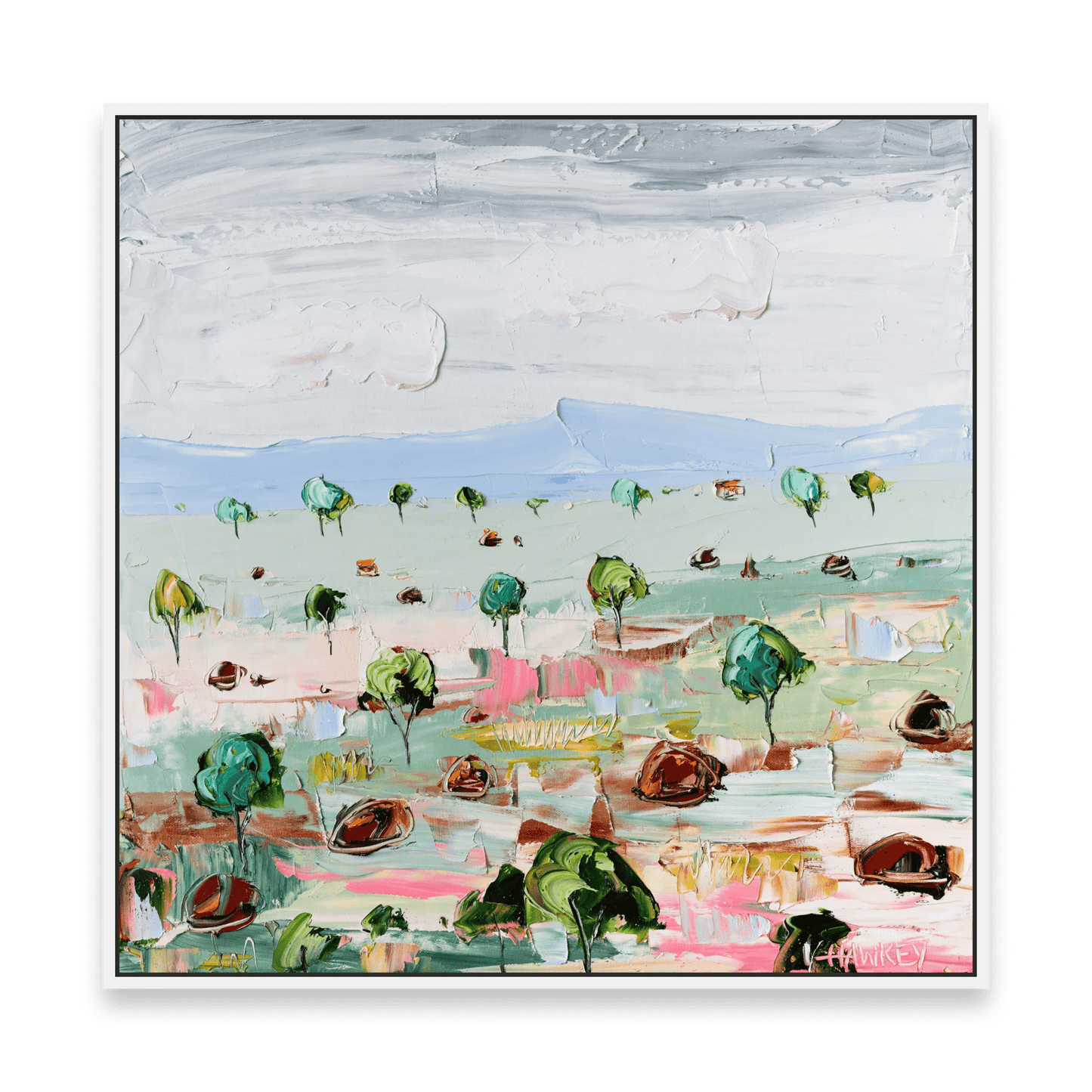 Little Trees - Fine Art Print - Gold Coast Gallery Of ArtAngela Hawkey