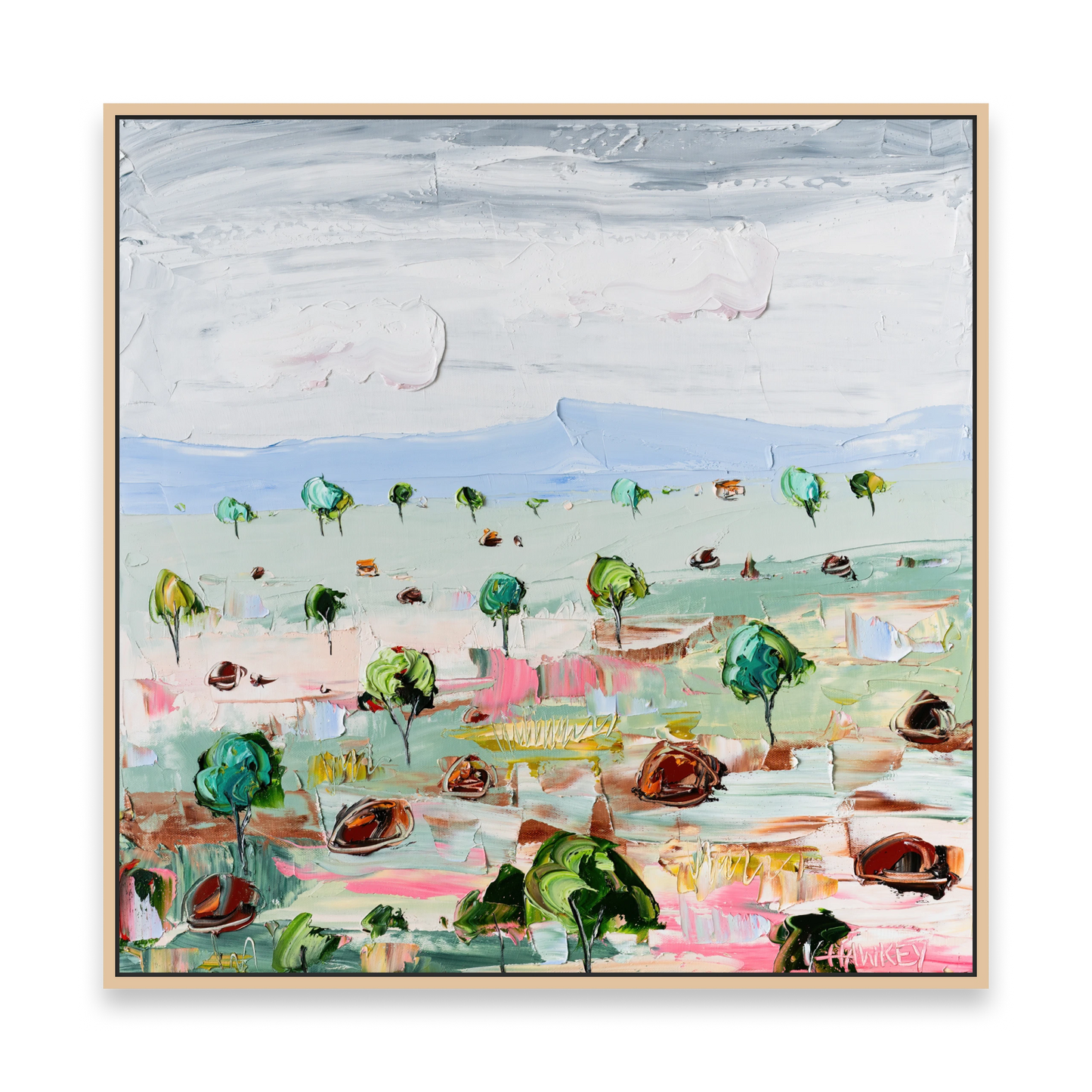Little Trees - Fine Art Print - Gold Coast Gallery Of ArtAngela Hawkey