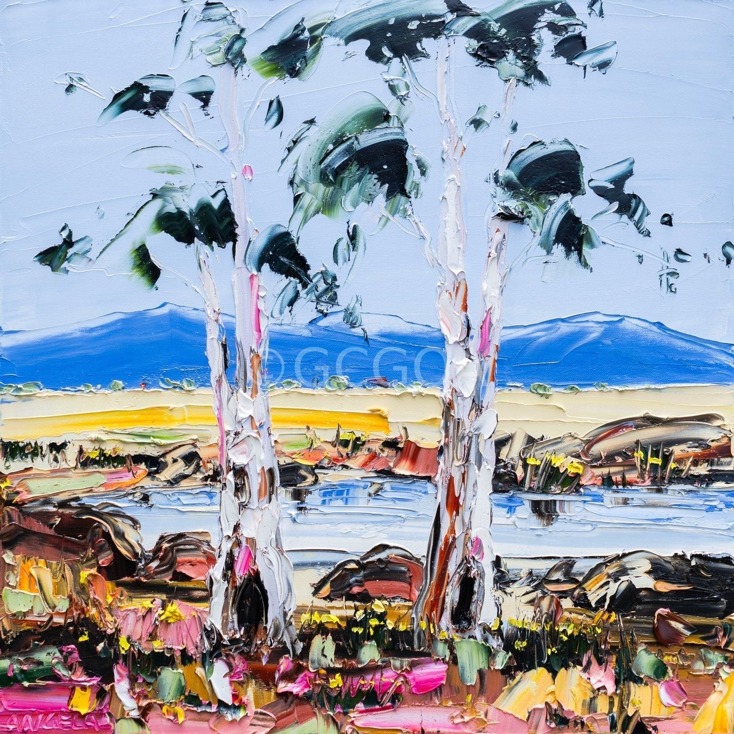 Living Colour - Original Art - Gold Coast Gallery Of ArtAngela Hawkey