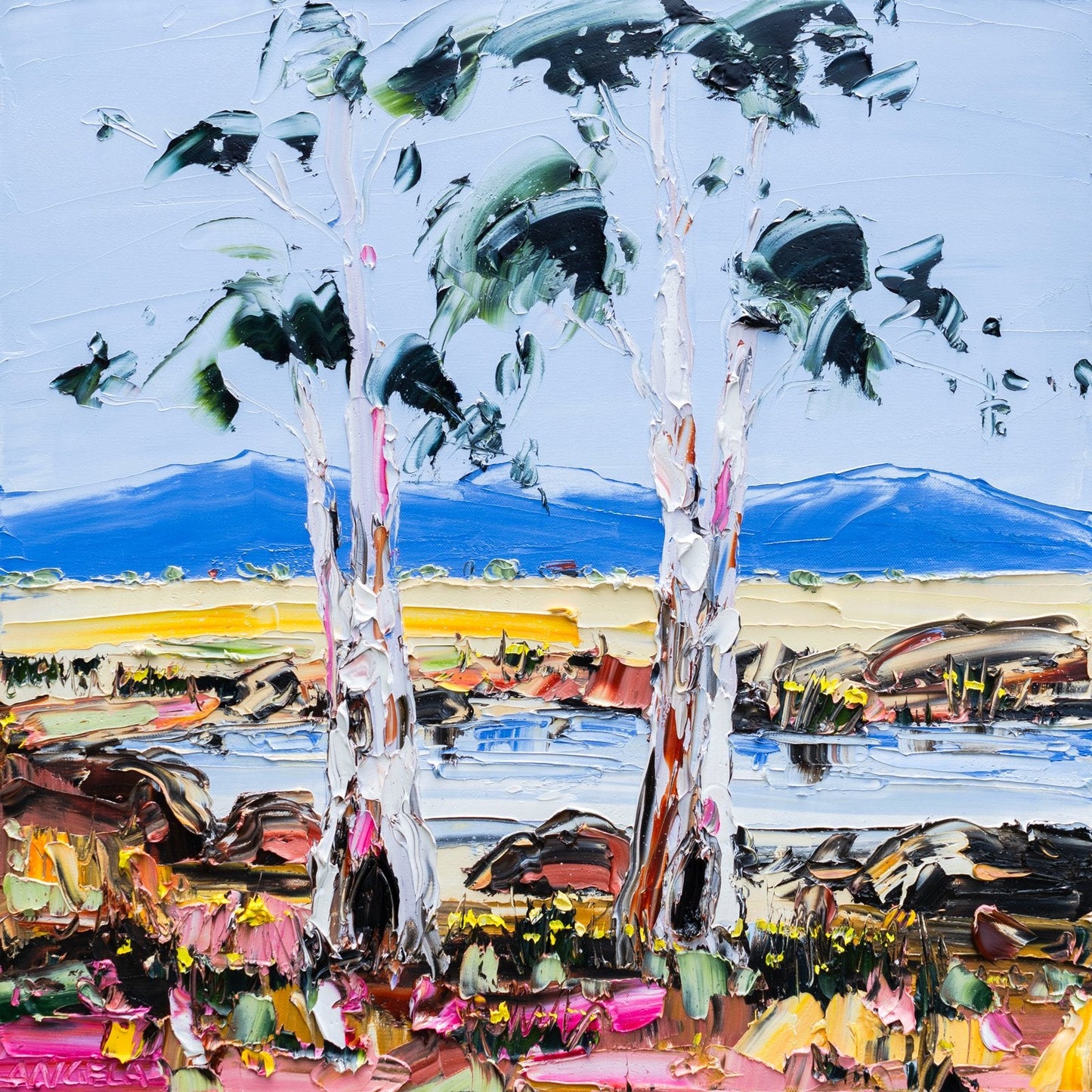 Living Colour - Original Art - Gold Coast Gallery Of ArtAngela Hawkey