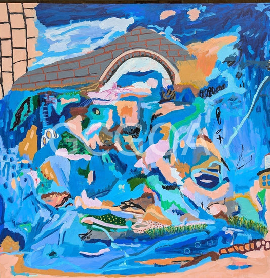 Living Near Water 2- Original Art - Gold Coast Gallery Of ArtAlpana Rai