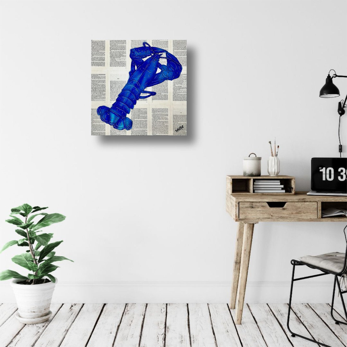 Lobster Dinner Blue - Gold Coast Gallery Of ArtDeborah Lang