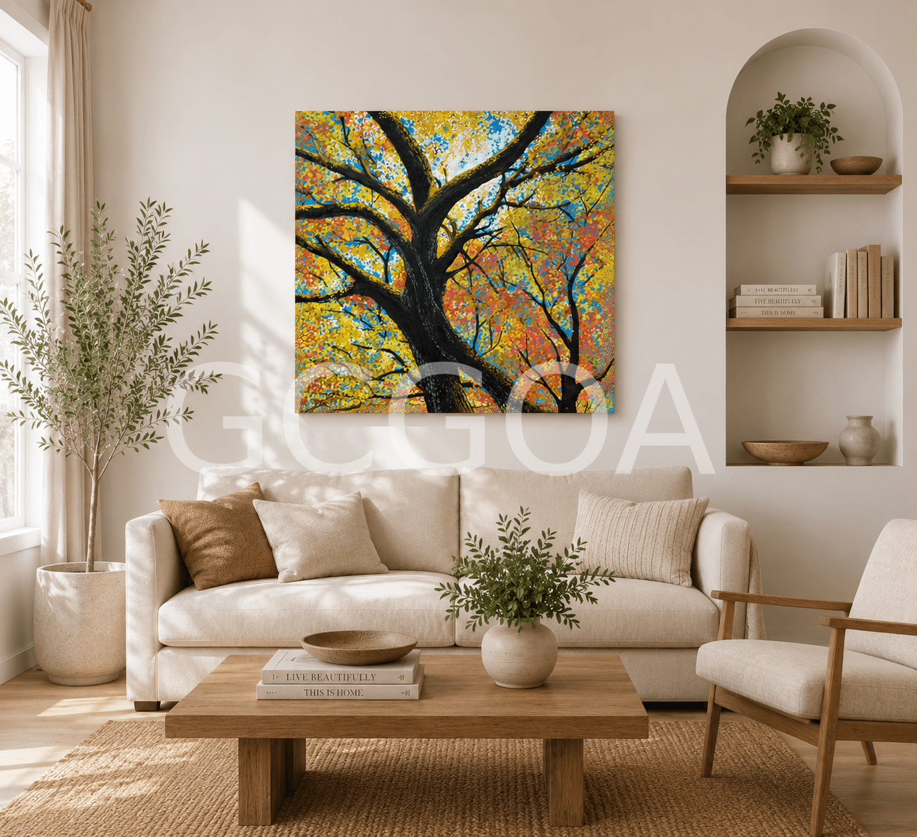Look Up 2- Autumn in Ballarat - Gold Coast Gallery Of ArtYvonne Wells