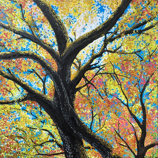 Look Up 2 - Autumn in Ballarat - Gold Coast Gallery Of ArtYvonne Wells