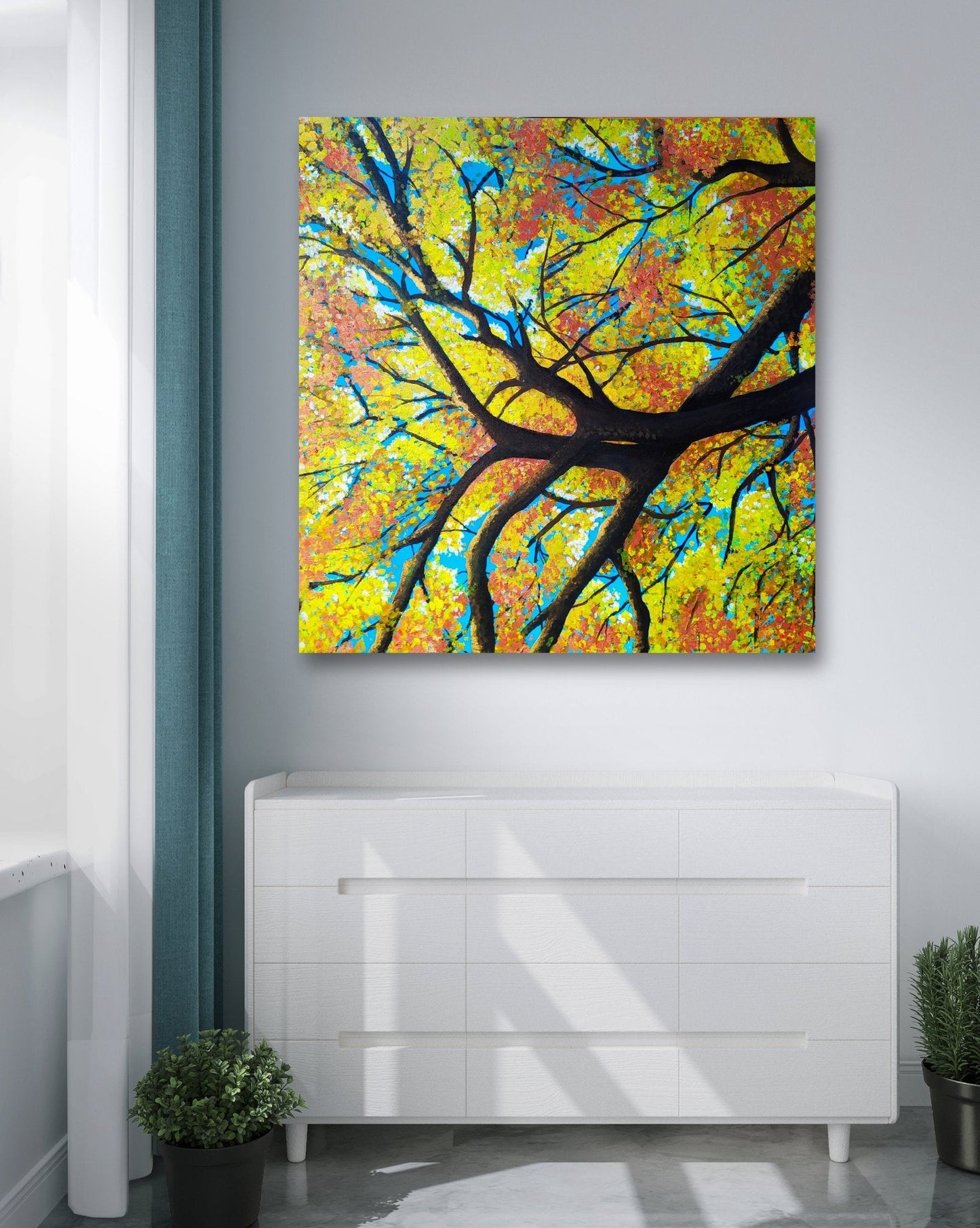 Look up - Autumn in Ballarat - Gold Coast Gallery Of ArtYvonne Wells