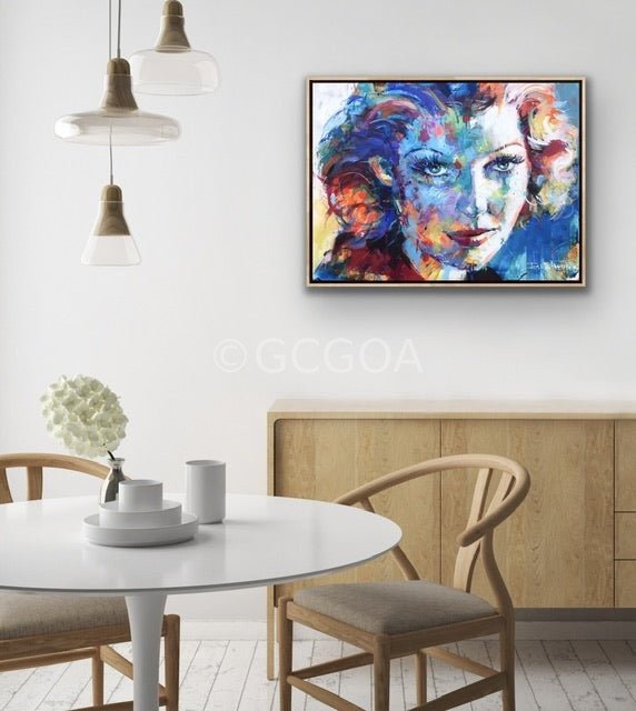 Loretta Young Movie Star - Original Art - Gold Coast Gallery Of ArtJos Coufreur