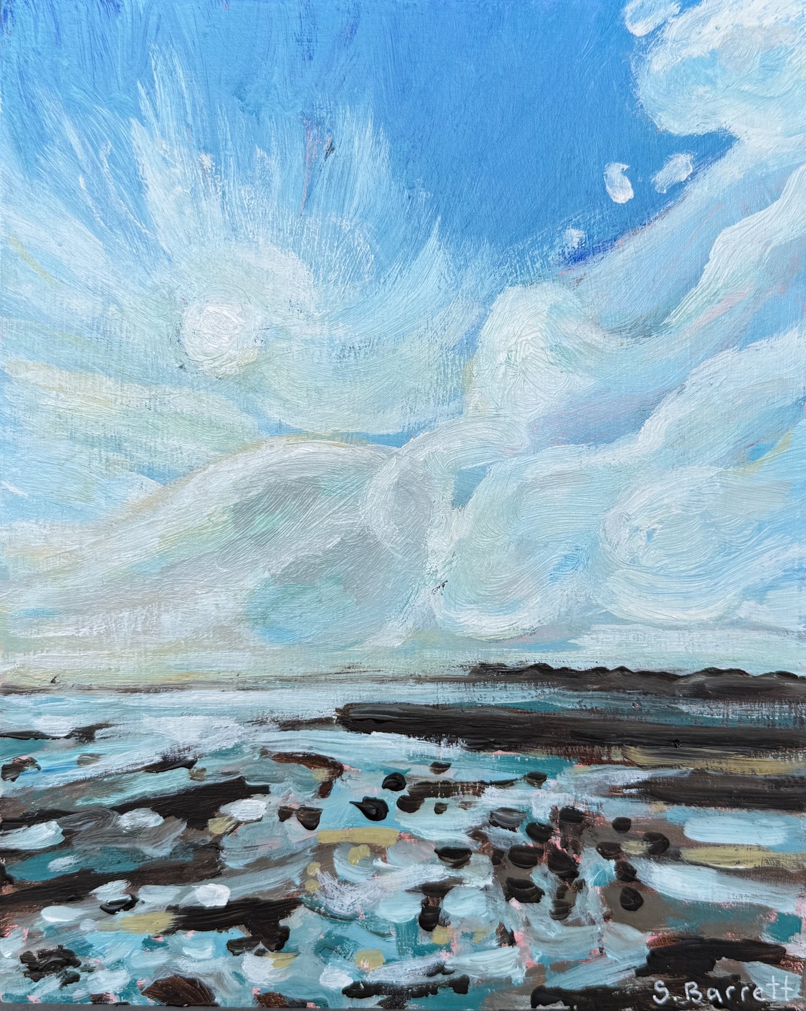Low Tide At Wynnum - Gold Coast Gallery Of ArtSuzanne Barrett
