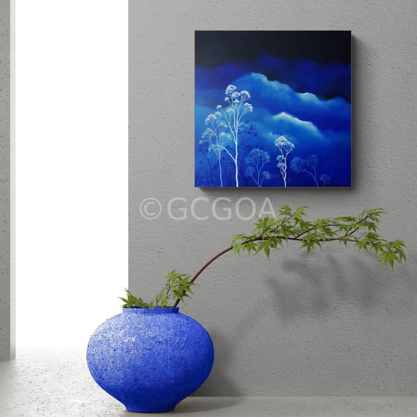 Lunar Lights - Original Art - Gold Coast Gallery Of ArtLucinda Leveille