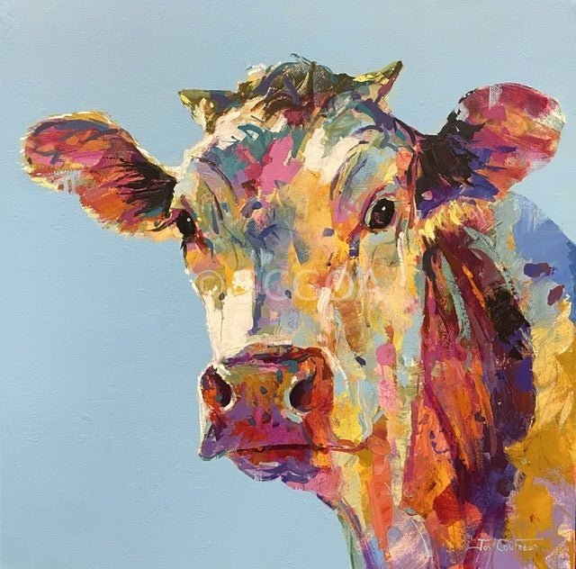 Mabel the Cow - Original Art - Gold Coast Gallery Of ArtJos Coufreur