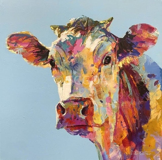 Mabel the Cow - Original Art - Gold Coast Gallery Of ArtJos Coufreur