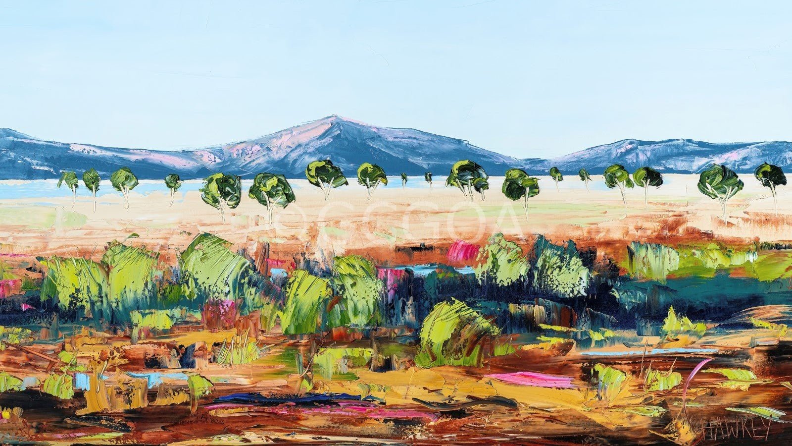 Macedon Ranges - Fine Art Print - Gold Coast Gallery Of ArtAngela Hawkey