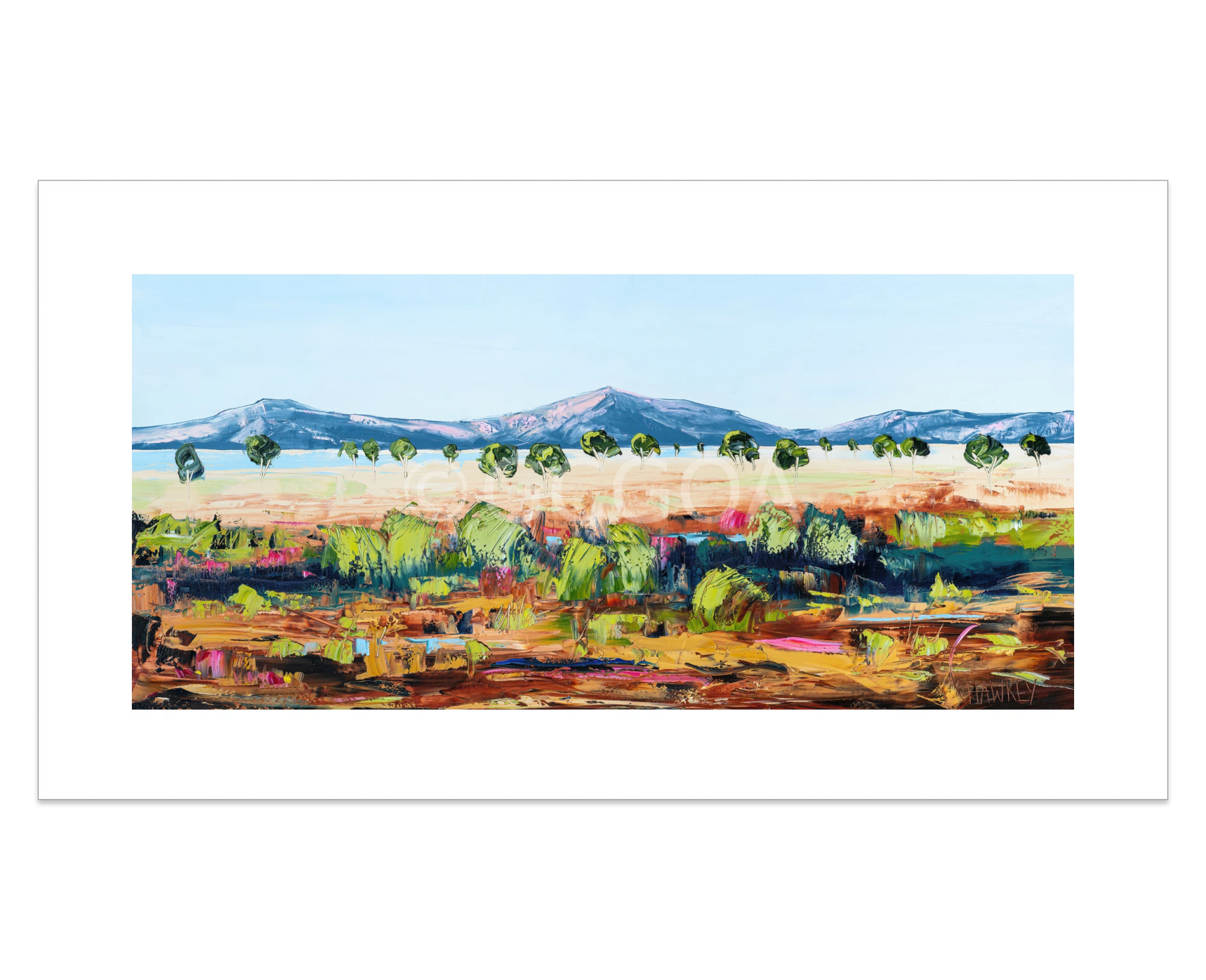 Macedon Ranges - Fine Art Print - Gold Coast Gallery Of ArtAngela Hawkey