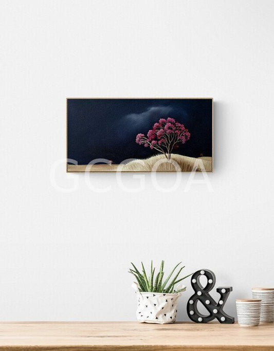 Magenta Blossoms In The Night - Gold Coast Gallery Of ArtLucinda Leveille