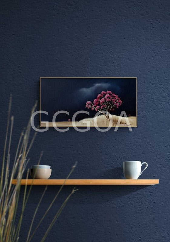 Magenta Blossoms In The Night - Gold Coast Gallery Of ArtLucinda Leveille
