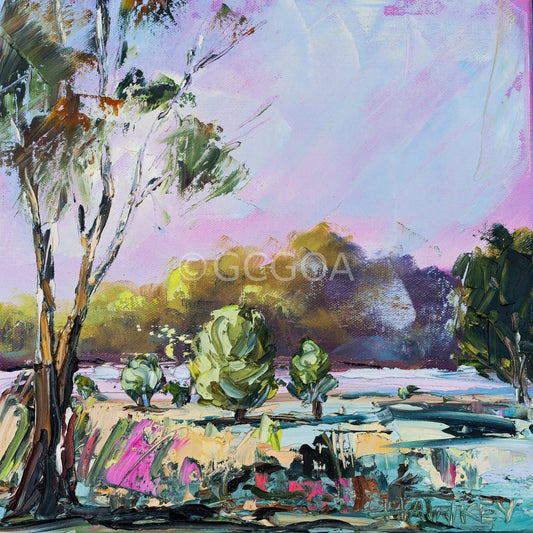 Magenta Mist - Fine Art Print - Gold Coast Gallery Of ArtAngela Hawkey