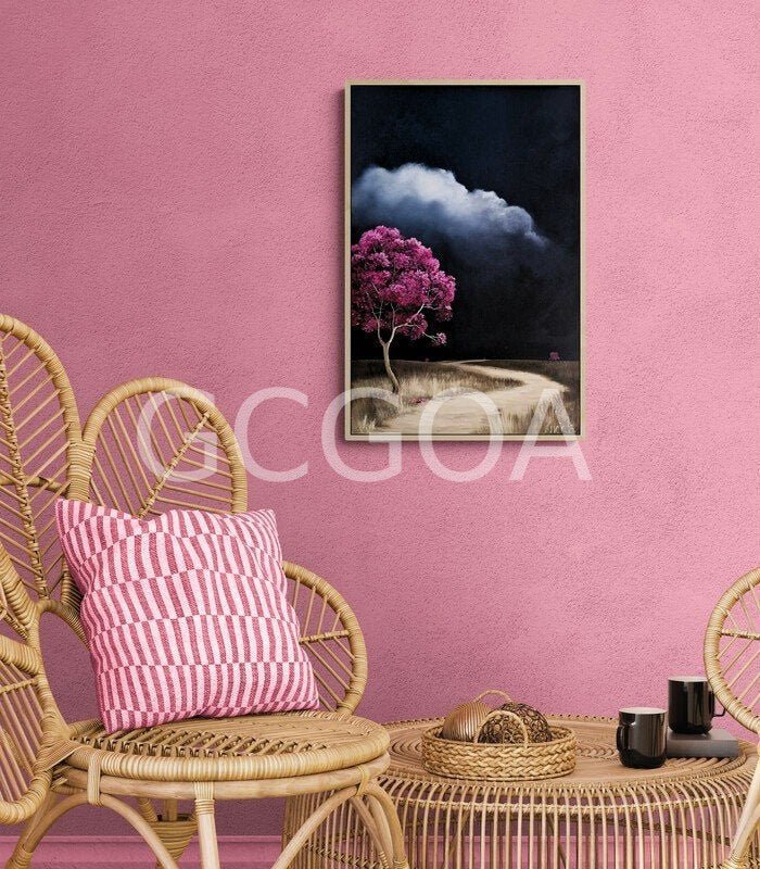 Magenta Tree At Dusk - Gold Coast Gallery Of ArtLucinda Leveille